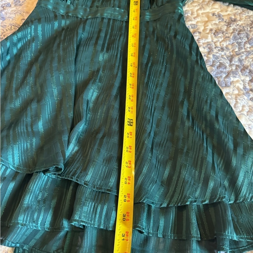 Elegant Teal Women's wedding guest cocktail Dress - Picture 7 of 11